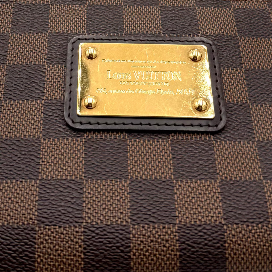 Eva Damier Ebene Canvas Crossbody Bag