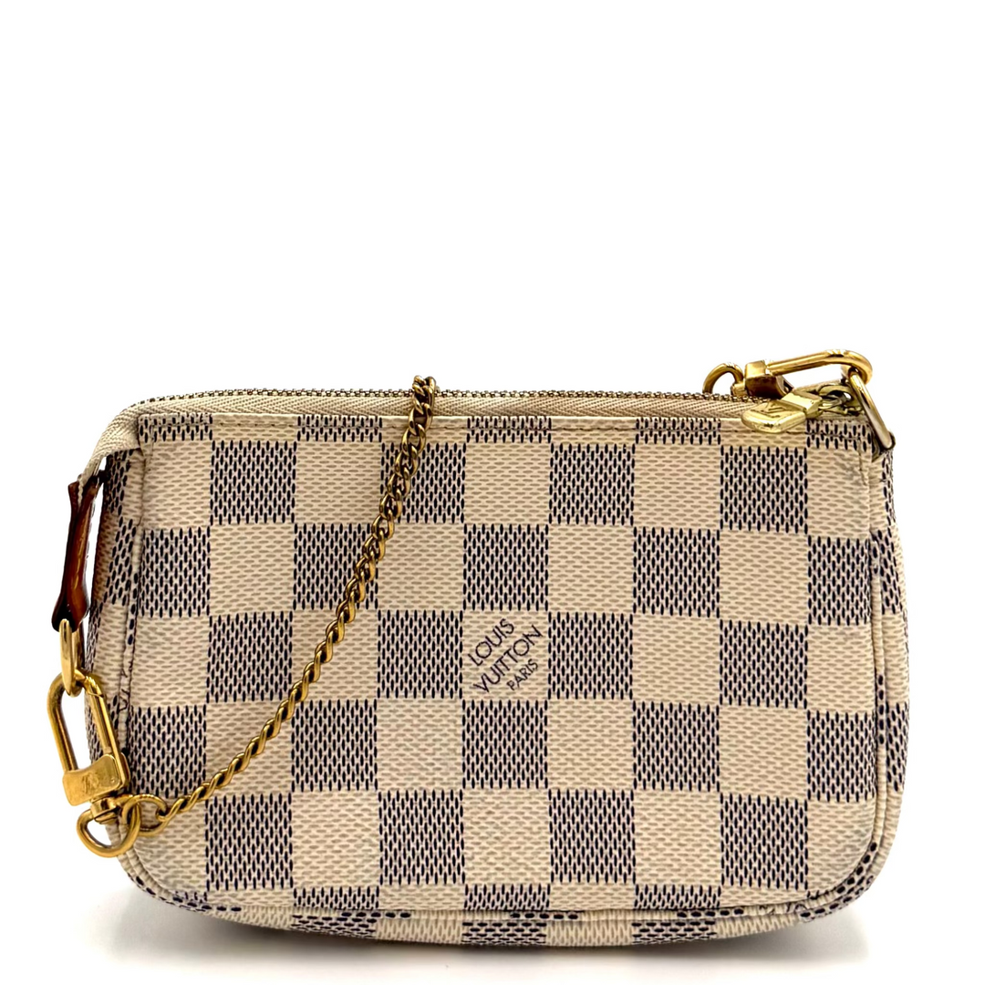 Damier Azur Mini Pochette Accessoires