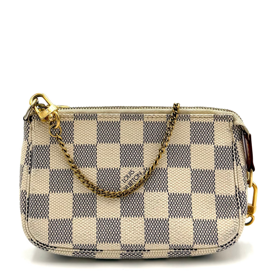 Damier Azur Mini Pochette Accessoires