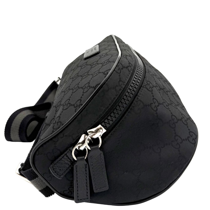 GG Canvas Black Bumbag