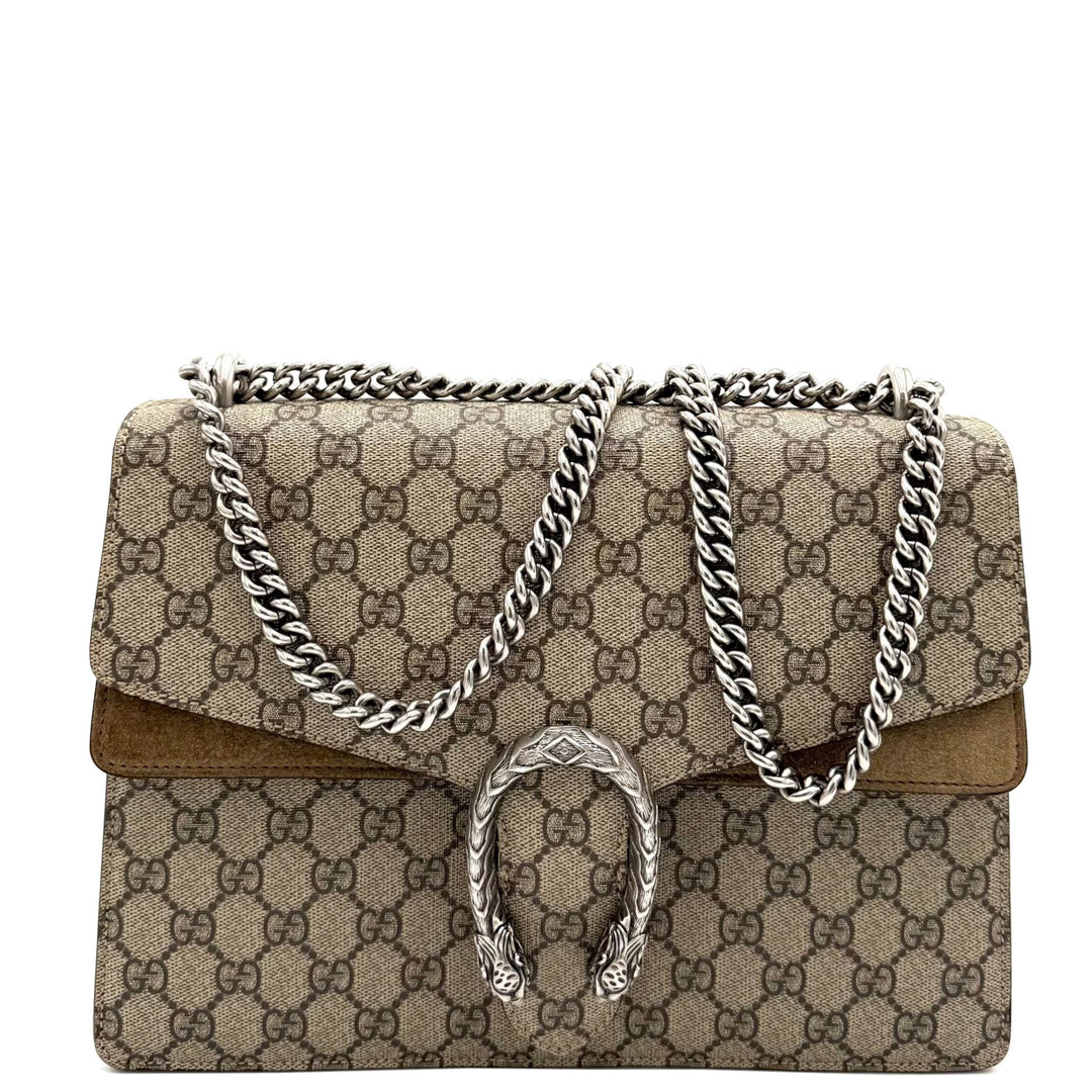Dionysus Medium GG Supreme Monogram Canvas Bag