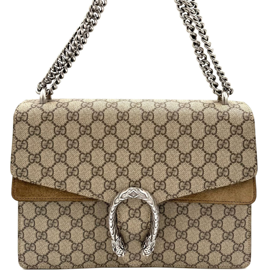 Dionysus Medium GG Supreme Monogram Canvas Bag