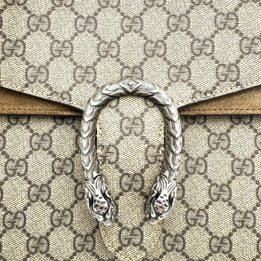 Dionysus Medium GG Supreme Monogram Canvas Bag