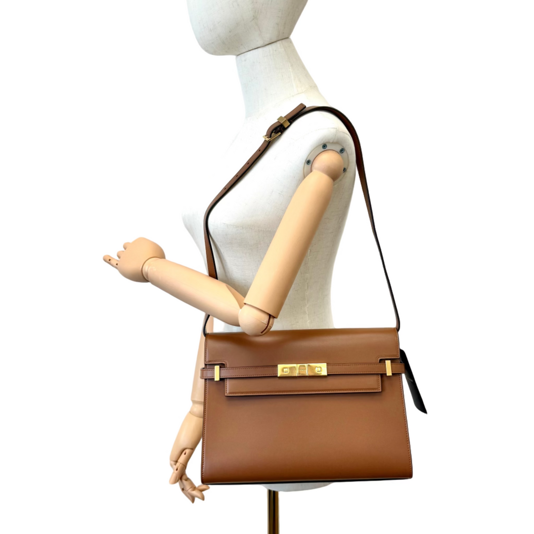 Brown Leather Manhattan Bag