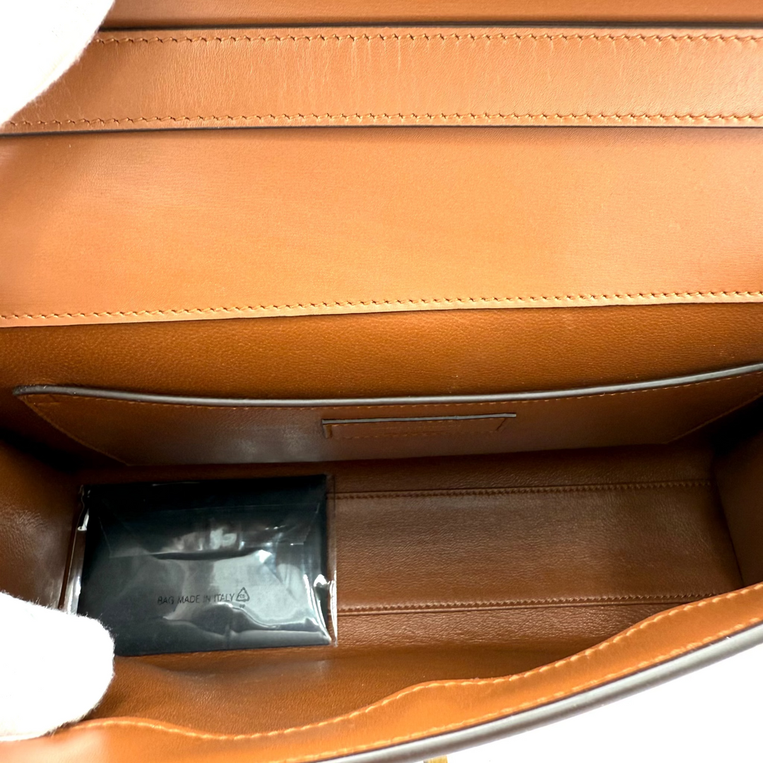 Brown Leather Manhattan Bag