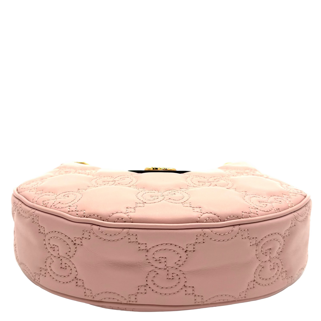 GG Matelasse Small Shoulder Bag in Pink