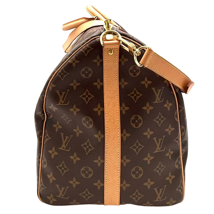 Keepall 55 Bandouliere Monogram Canvas Bag