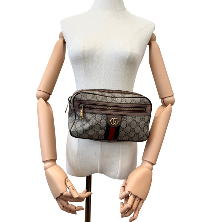 GG Supreme Monogram Ophidia Belt Bag