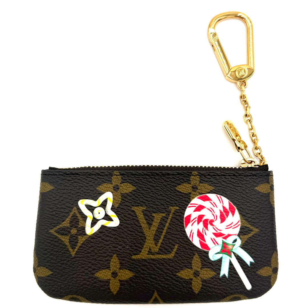 Christmas Animation 2024 Candy Factory Monogram Key Pouch