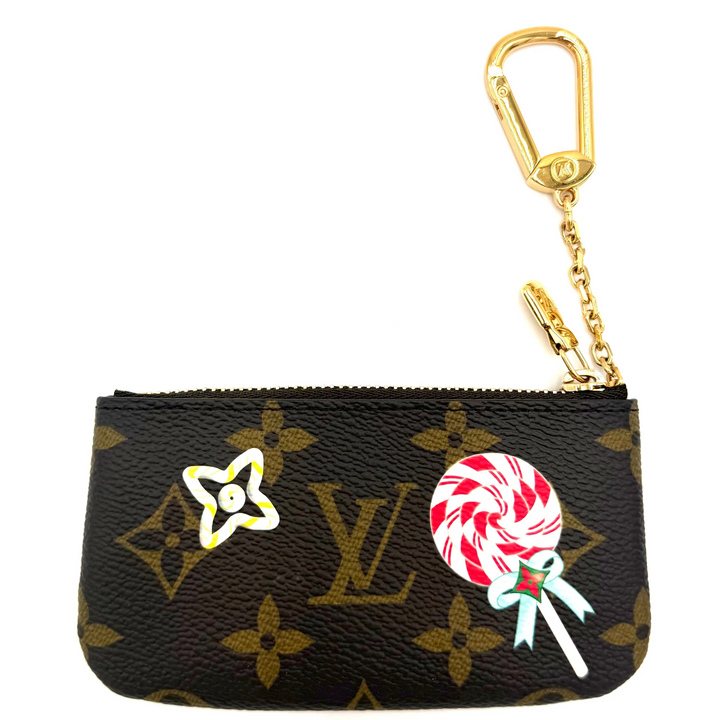 Christmas Animation 2024 Candy Factory Monogram Key Pouch