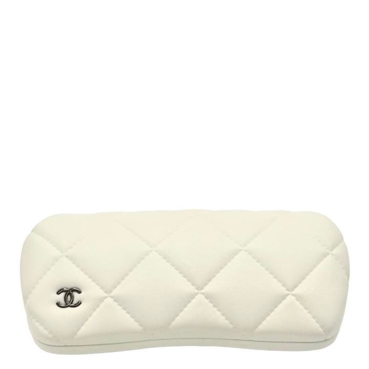 Lambskin Leather Hard Sunglass Case