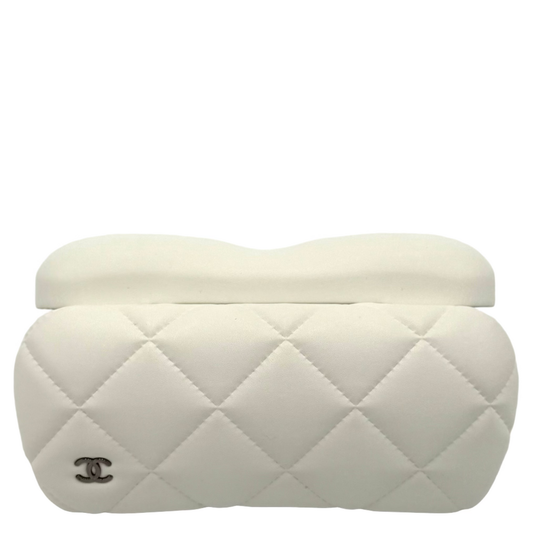 Lambskin Leather Hard Sunglass Case