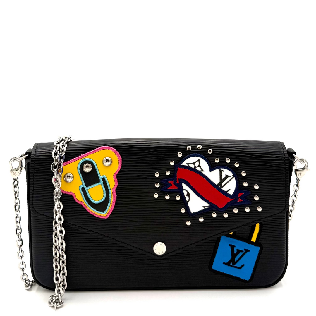 Stories Pochette Felicie Epi Leather Limited Edition Bag