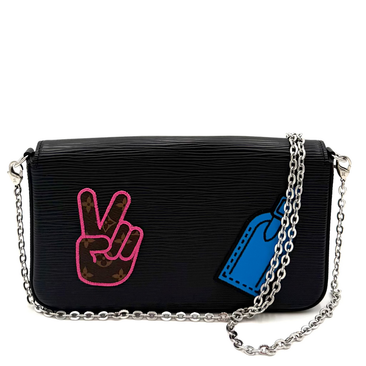 Stories Pochette Felicie Epi Leather Limited Edition Bag