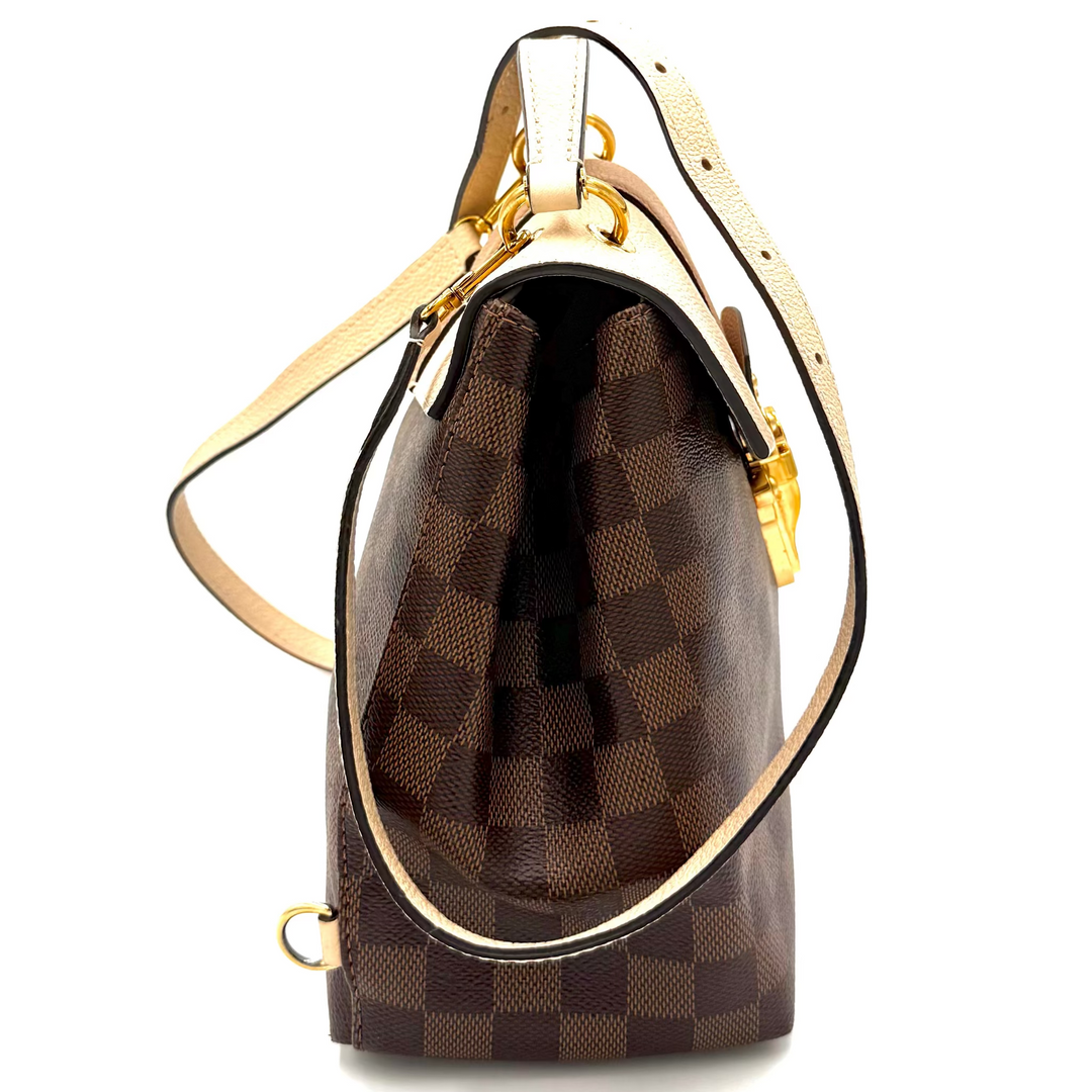 Louis Vuitton Clapton Damier Ebene Canvas Backpack Bag – Poshbag Boutique