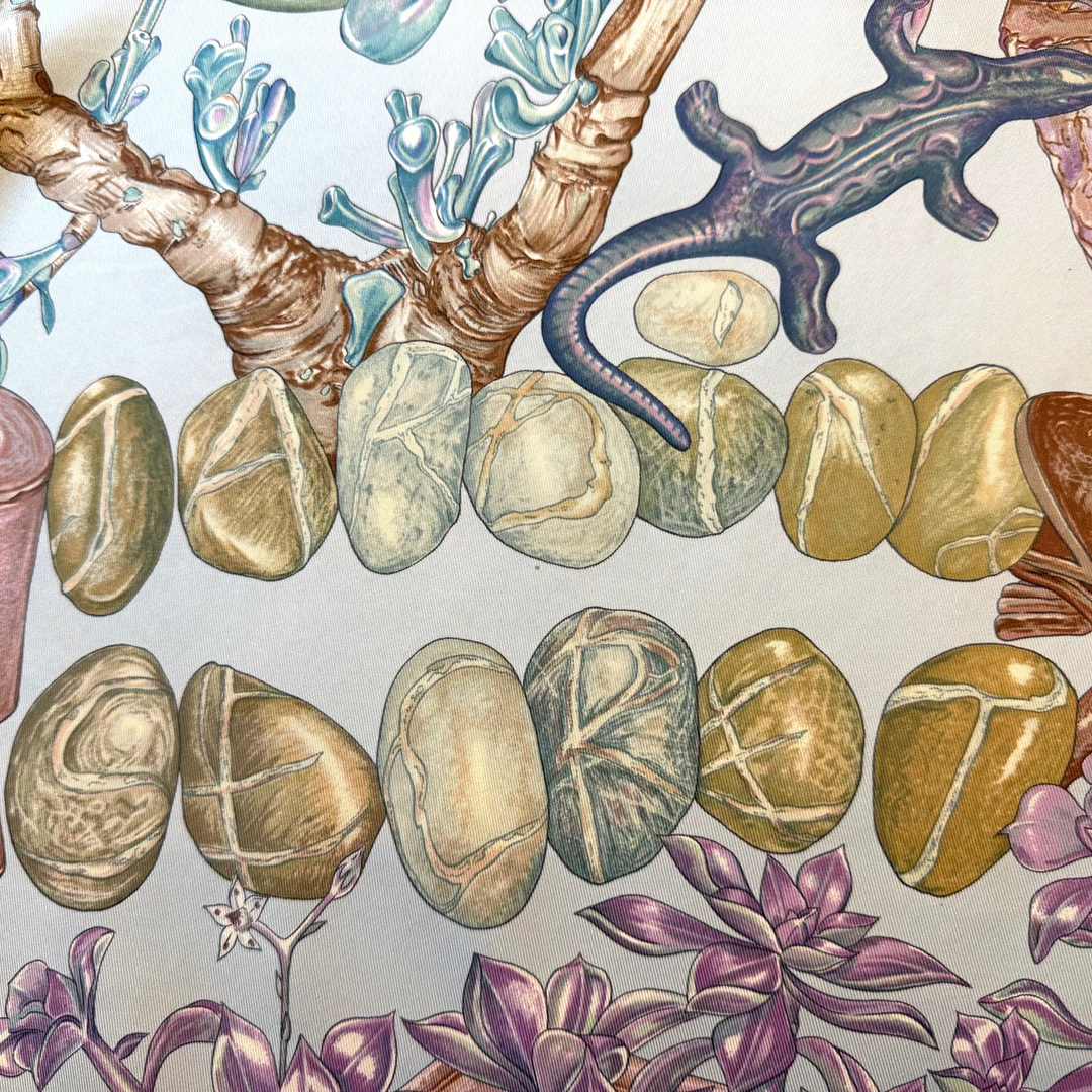 Jardin Secret Silk Scarf By Valerie Dawlat-Dumoulin