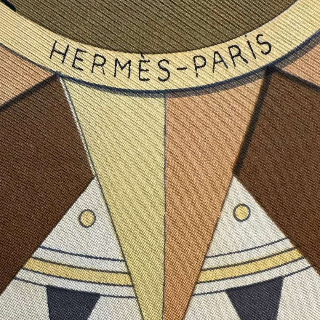 Rose Compas Silk Scarf by Jacques Eudel