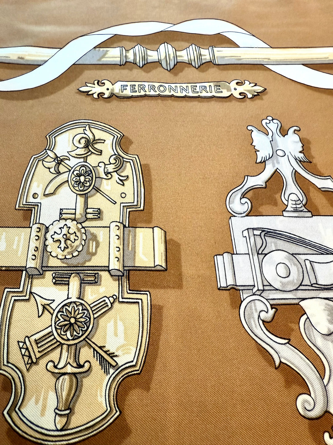 Ferronnerie Silk Scarf By Caty Latham