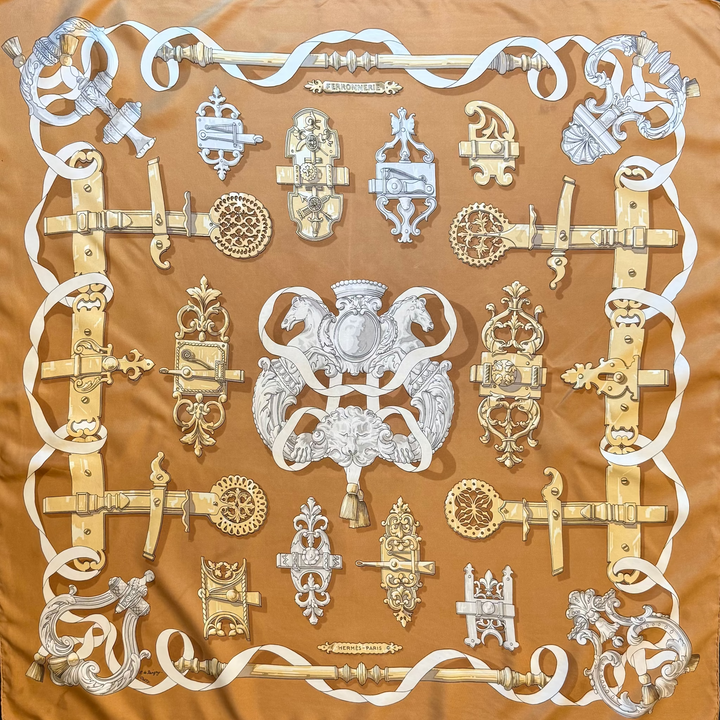 Ferronnerie Silk Scarf By Caty Latham