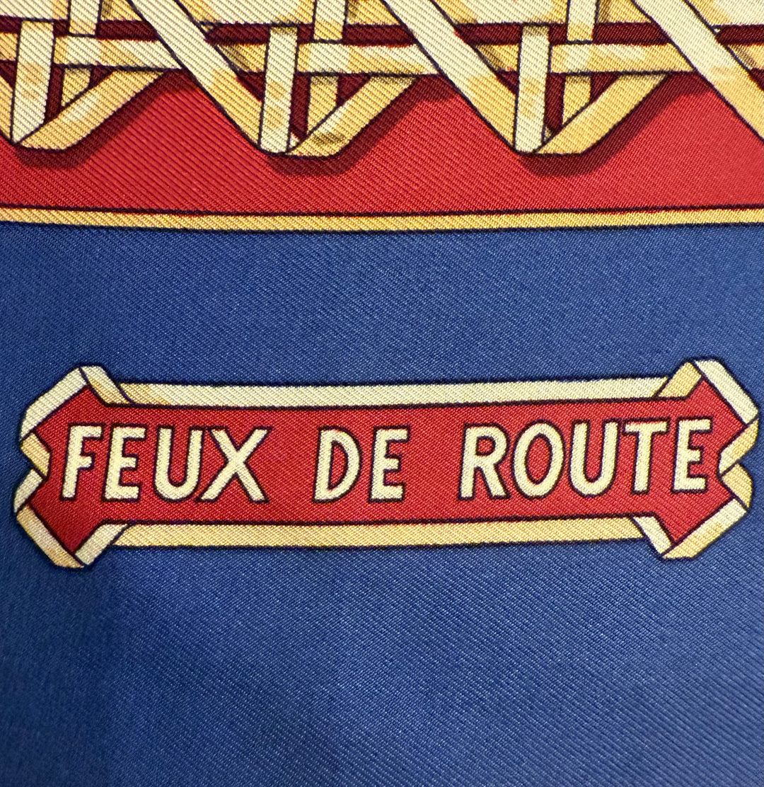 Feux De Route Silk Scarf by Caty Latham