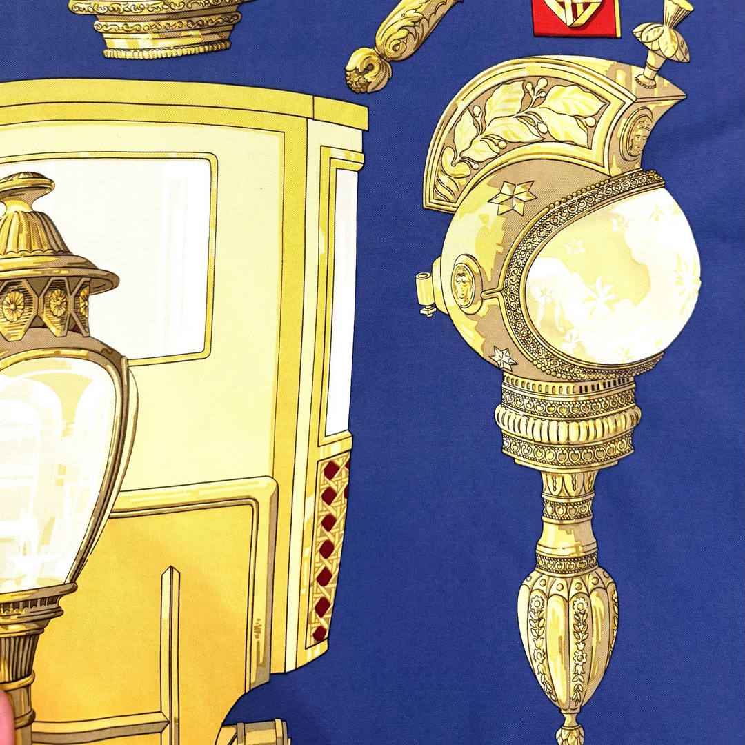 Feux De Route Silk Scarf by Caty Latham