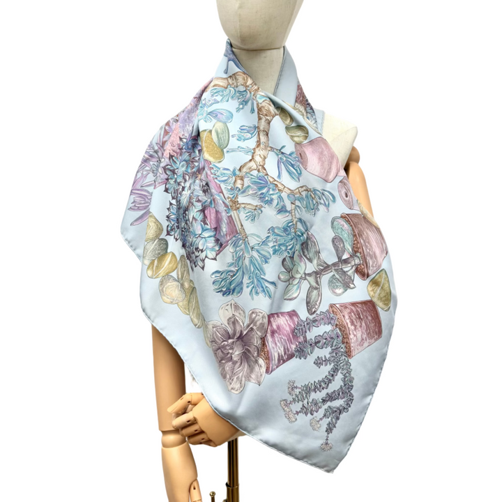 Jardin Secret Silk Scarf By Valerie Dawlat-Dumoulin
