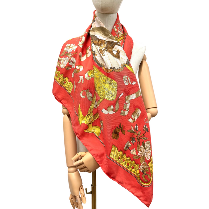 Copeaux Silk Scarf By Caty Latham