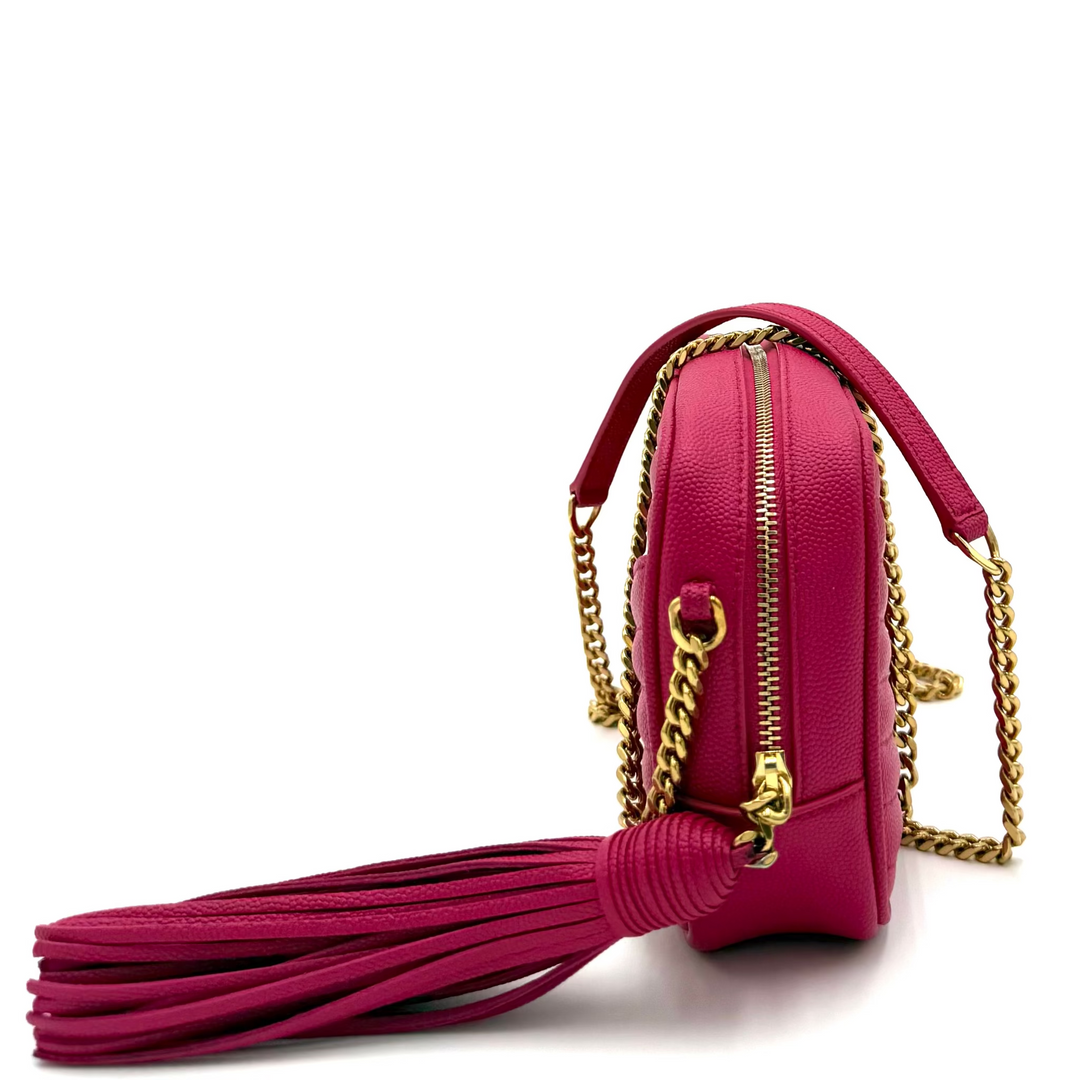 Mini Lou Grain de Poudre Crossbody Bag
