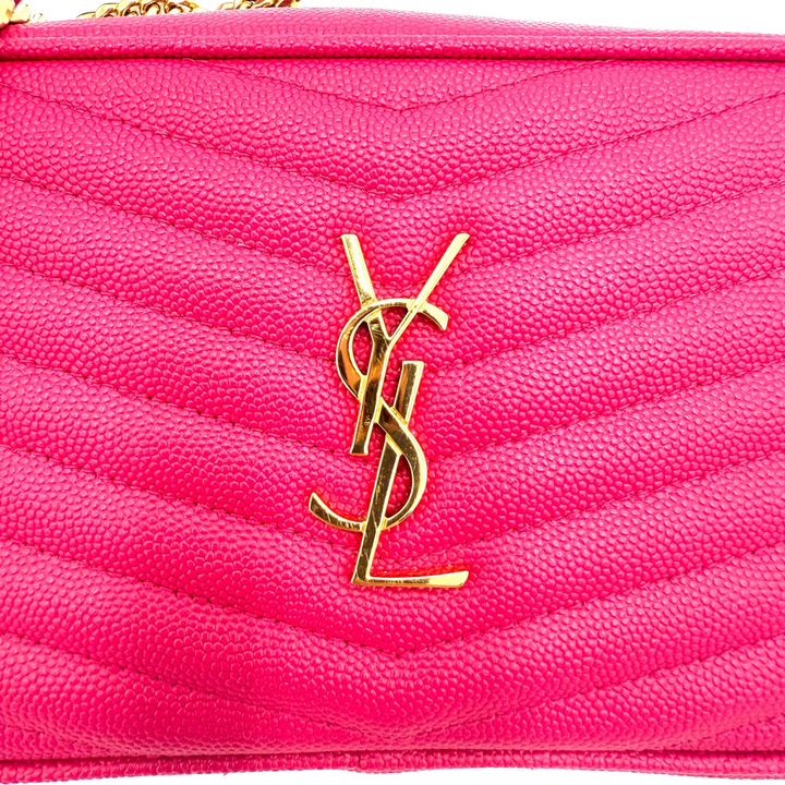 Mini Lou Grain de Poudre Crossbody Bag