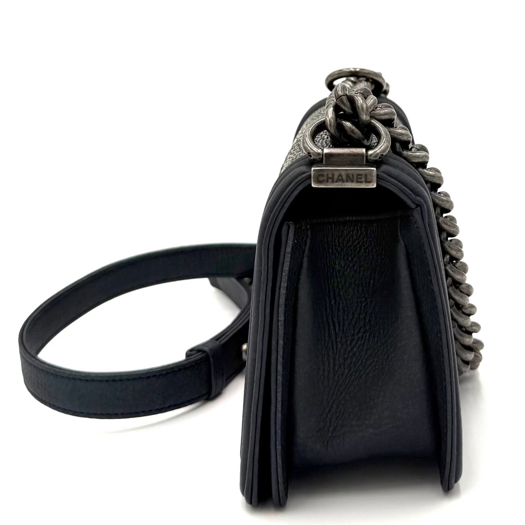 Boy Small Galuchat Stingray Leather Bag