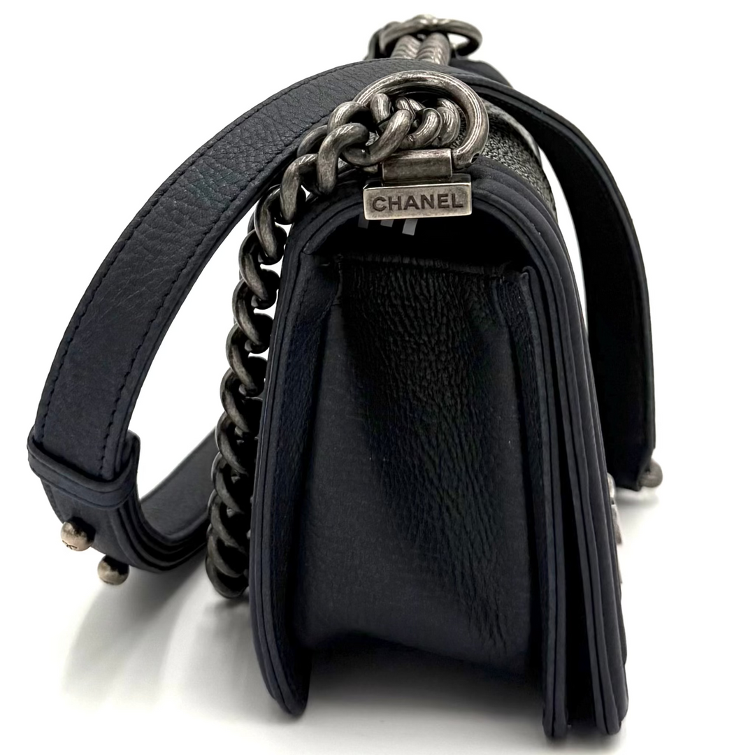 Boy Small Galuchat Stingray Leather Bag