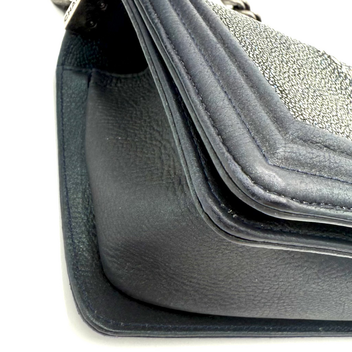 Boy Small Galuchat Stingray Leather Bag