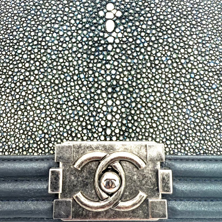 Boy Small Galuchat Stingray Leather Bag