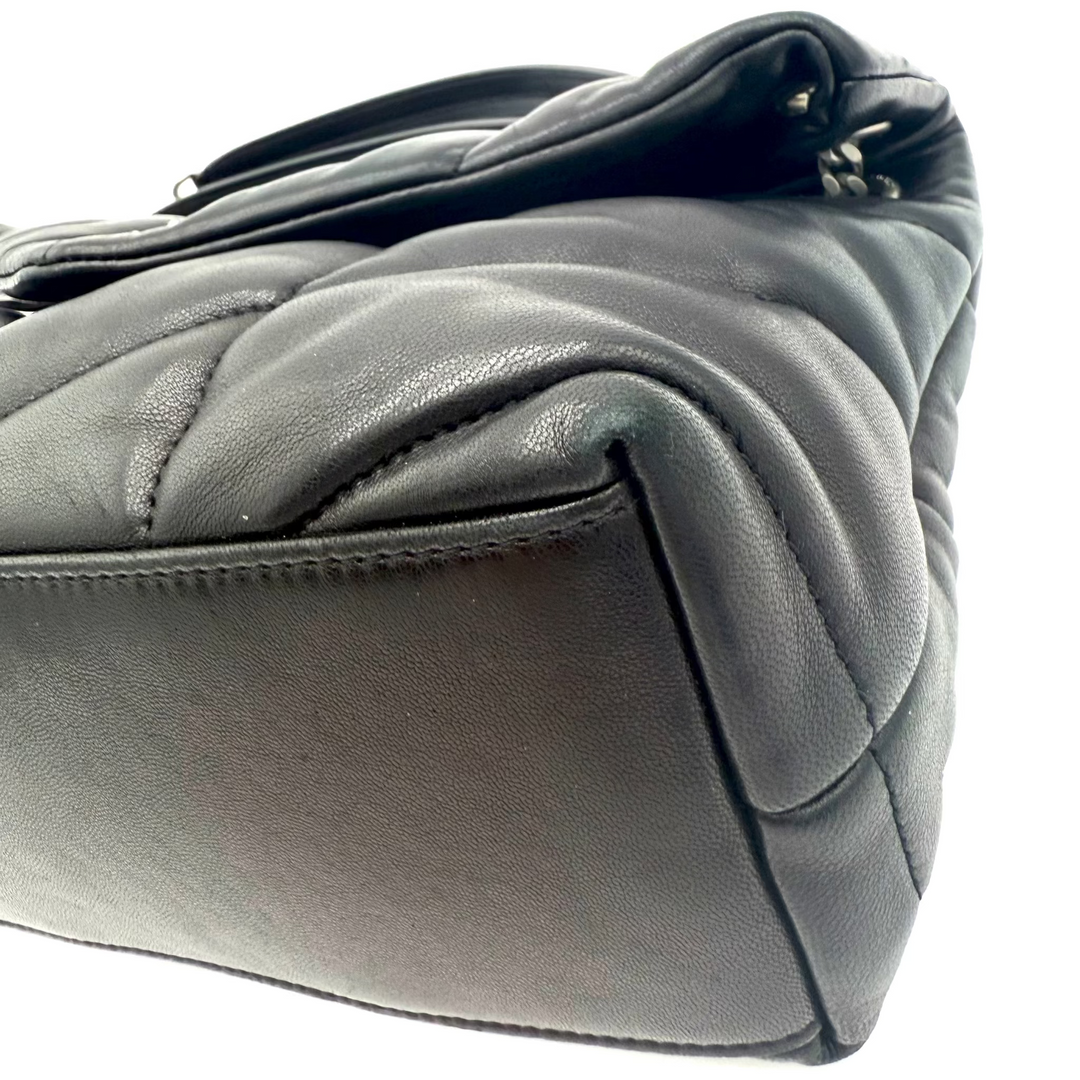 Loulou Small Nappa Leather Puffer Bag