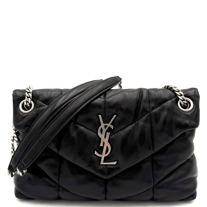 Loulou Small Nappa Leather Puffer Bag