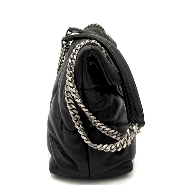 Loulou Small Nappa Leather Puffer Bag