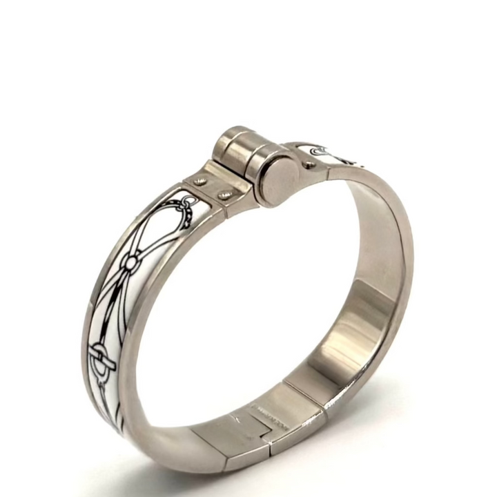 Charnière Cuirs Marins Enamel Bracelet