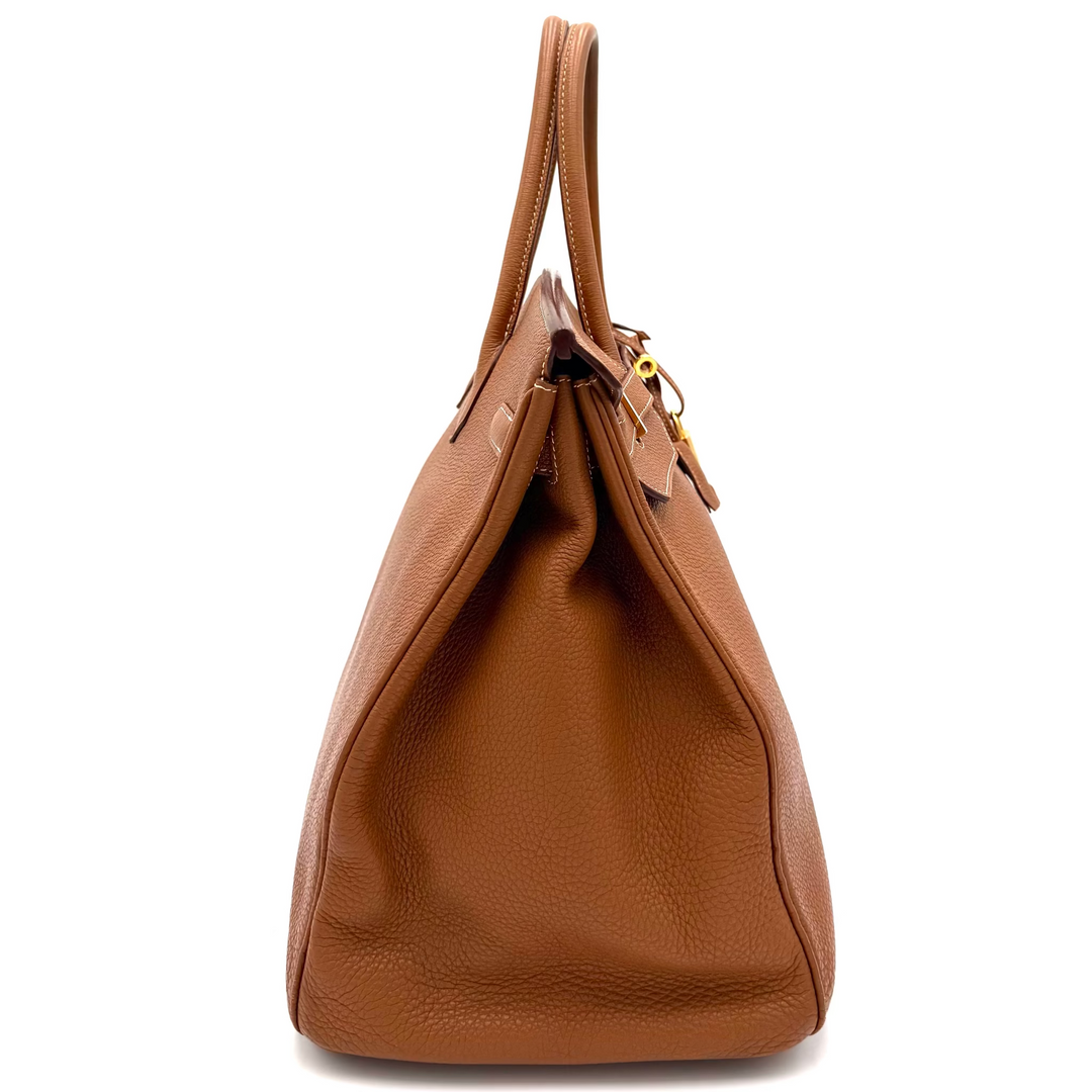 Birkin 40 Gold Togo Leather With Gold Hardware