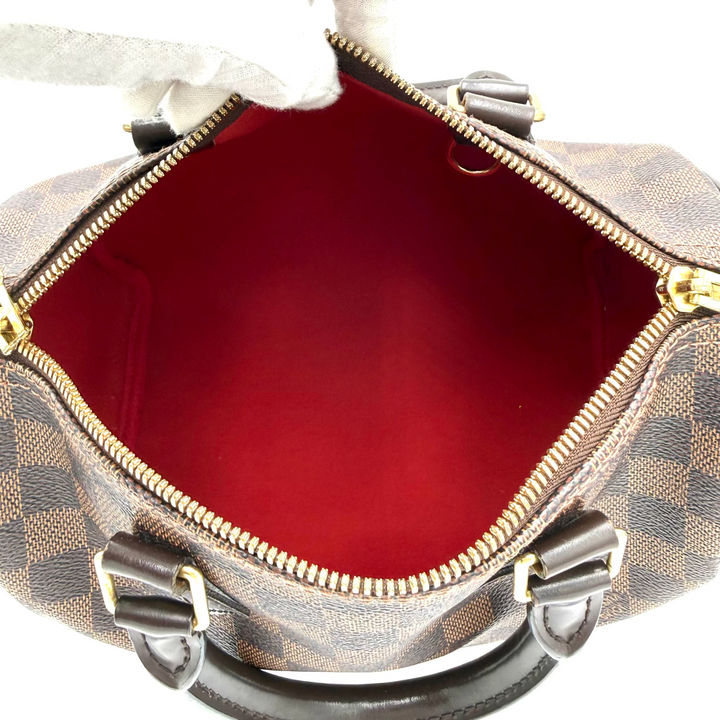 Damier Ebene Speedy 25 Bandouliere Crossbody Bag