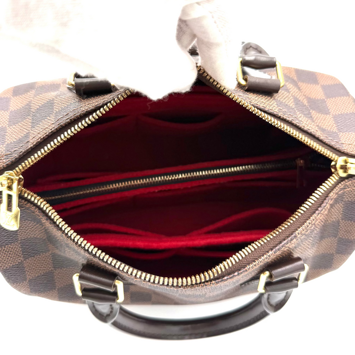 Damier Ebene Speedy 25 Bandouliere Crossbody Bag
