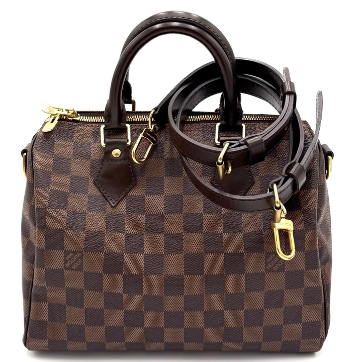 Damier Ebene Speedy 25 Bandouliere Crossbody Bag