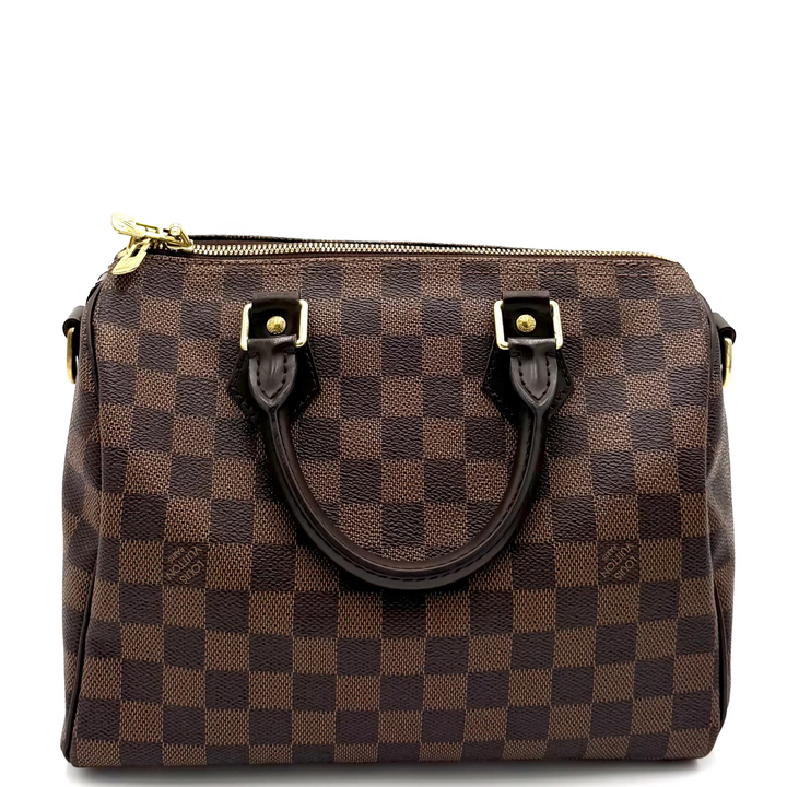 Damier Ebene Speedy 25 Bandouliere Crossbody Bag