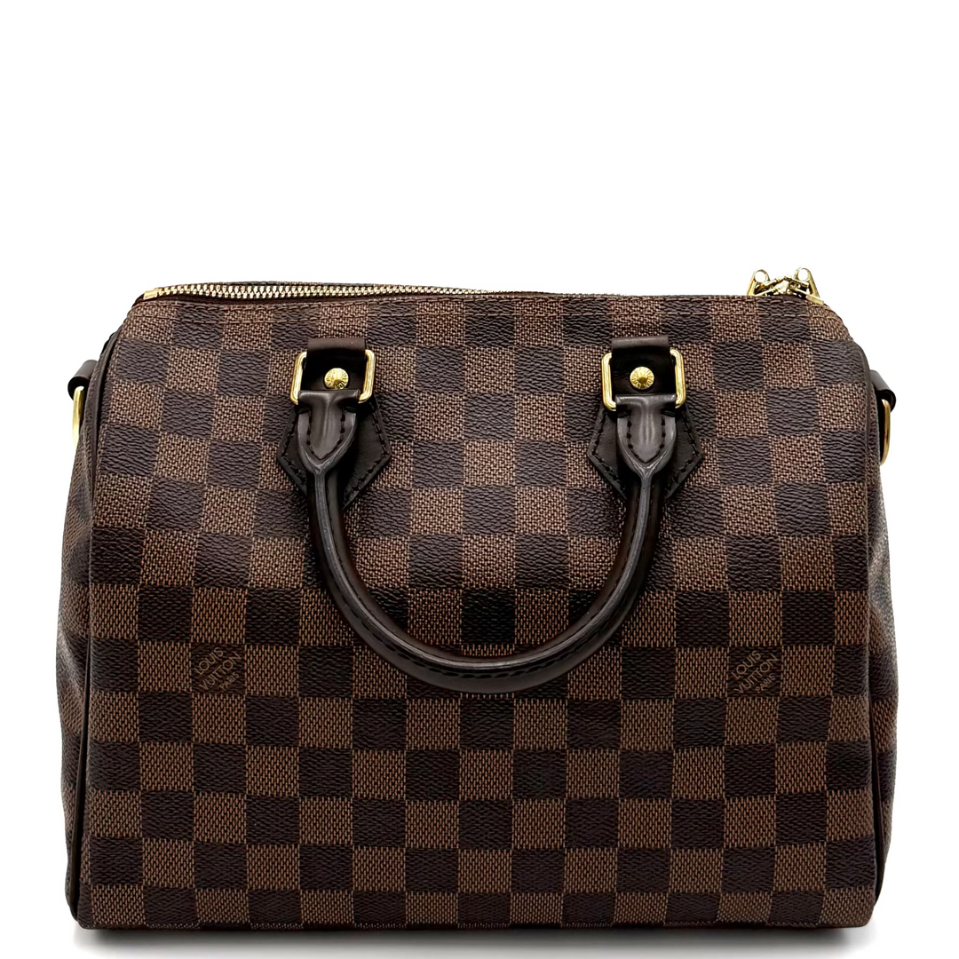 Damier Ebene Speedy 25 Bandouliere Crossbody Bag