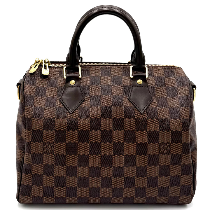 Damier Ebene Speedy 25 Bandouliere Crossbody Bag