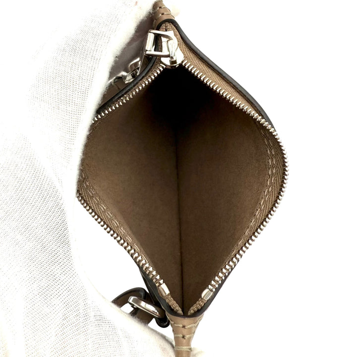 Leather Mini Pouch with Strap