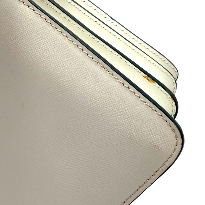 Trunk Medium Saffiano Leather Shoulder Bag