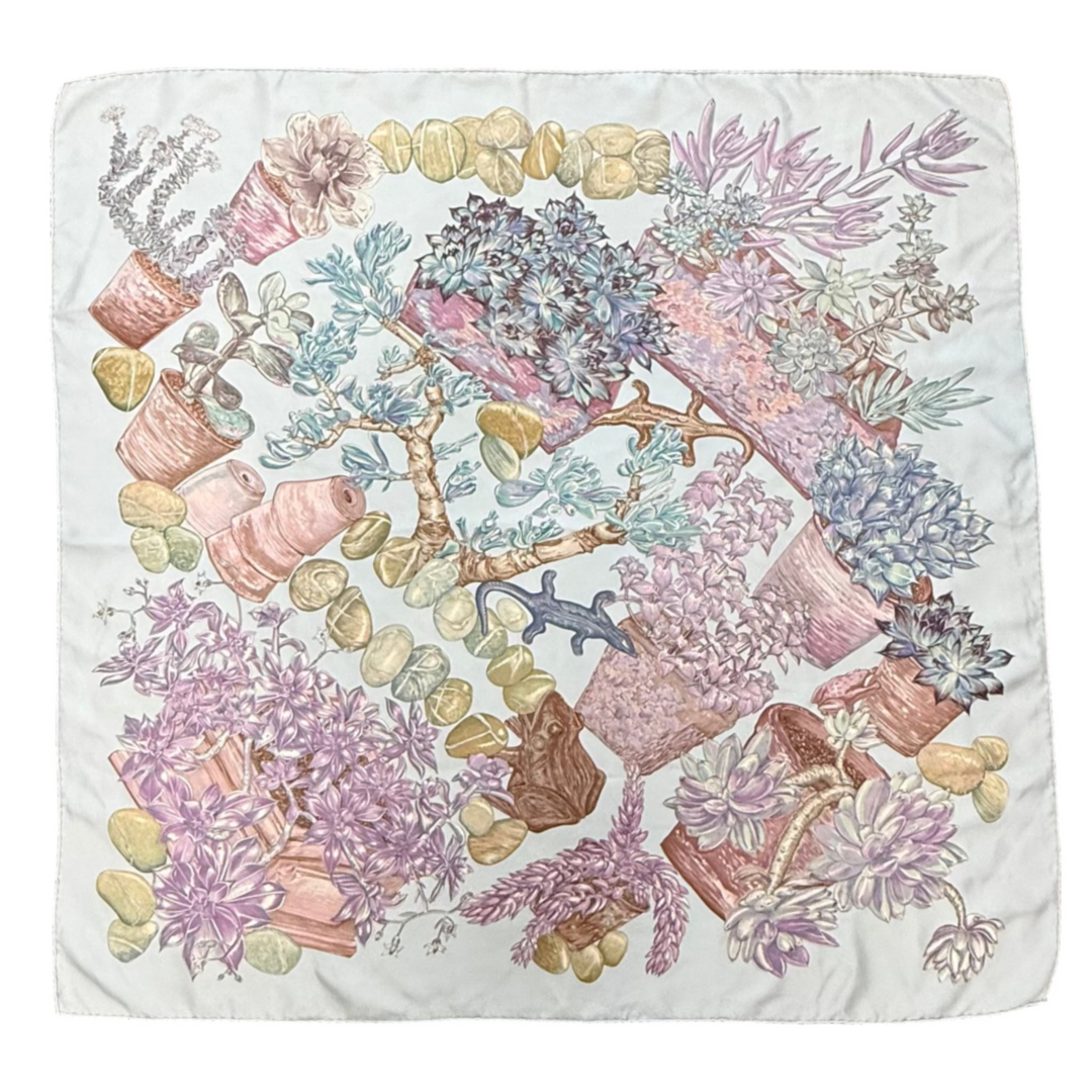 Jardin Secret Silk Scarf By Valerie Dawlat-Dumoulin