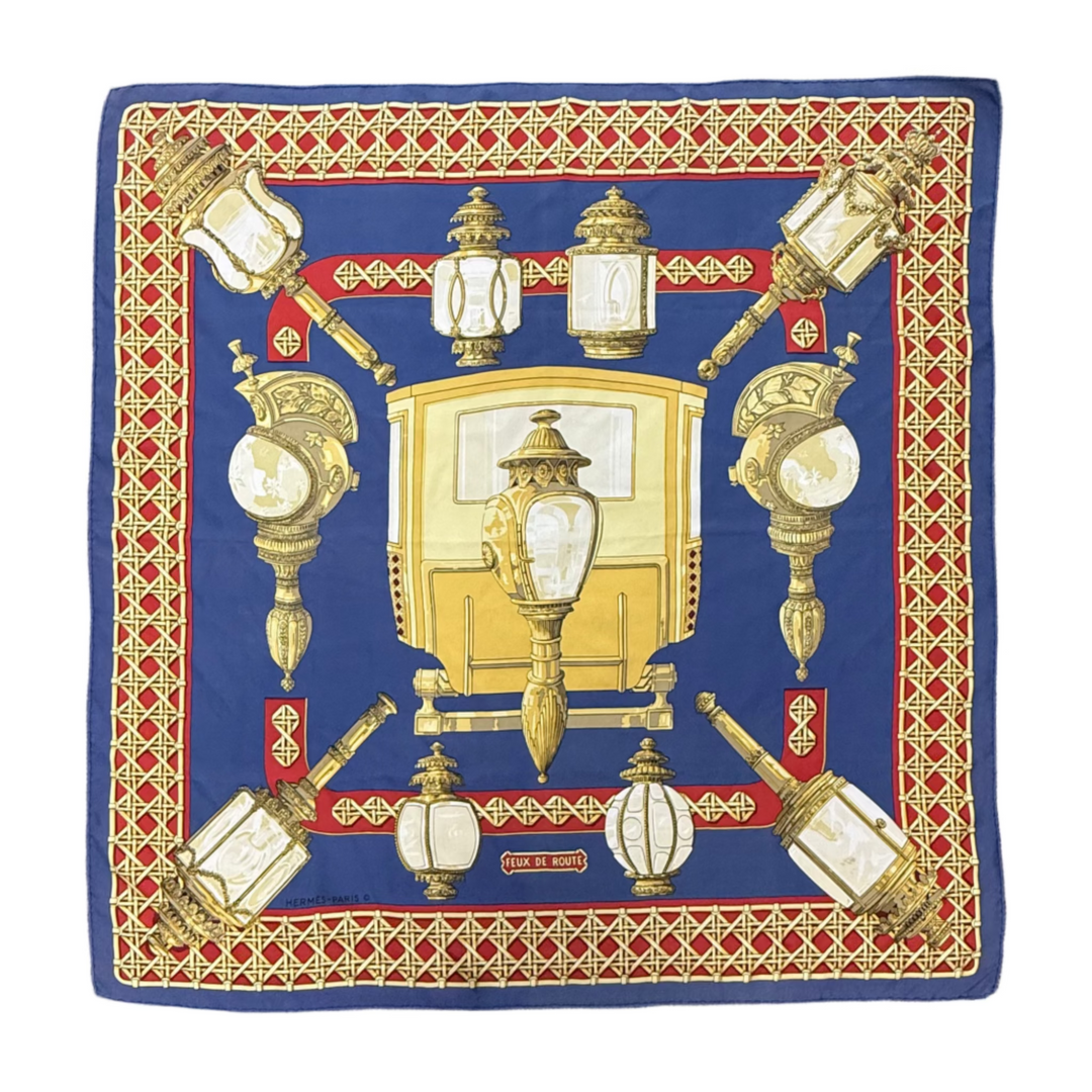 Feux De Route Silk Scarf by Caty Latham