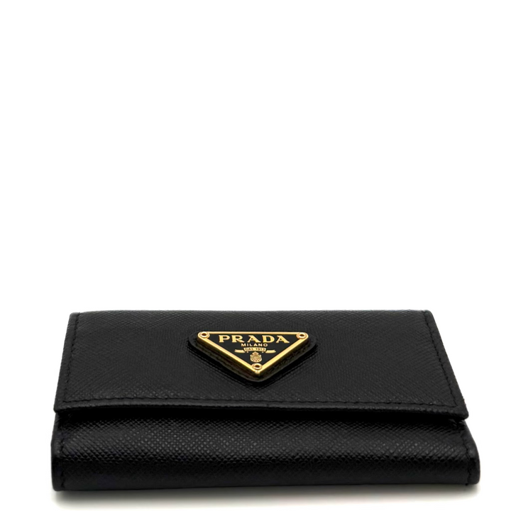 Black Saffiano Key Pouch