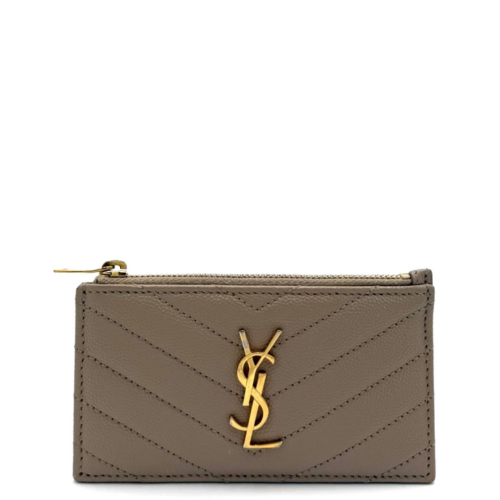 Cassandre Matelassé Fragments Graine de Poudre Leather Card Case